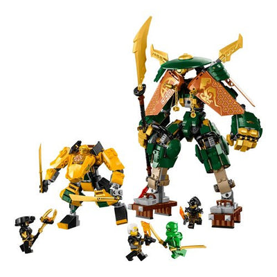 Costruzioni LEGO 71794 NINJAGO Team Mech Ninja di Lloyd e Arin