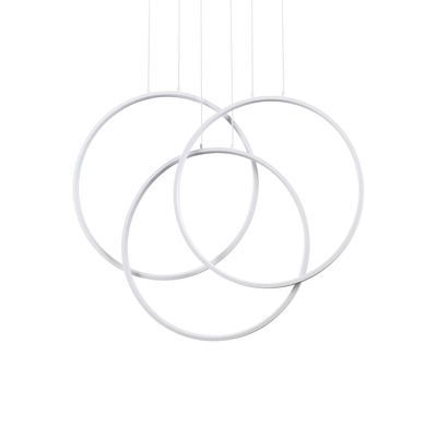 Lampada A Sospensione Frame Sp Cerchio Bianco Ideal-Lux Ideal Lux