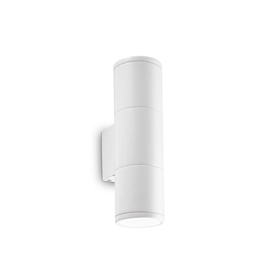 Lampada Da Parete Gun Ap2 Small Bianco Ideal-Lux Ideal Lux