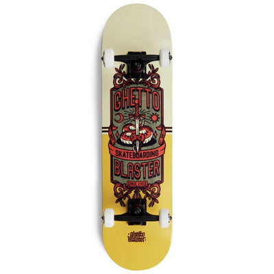 Skateboard Ghettoblaster per iniziare Skull  Red Yellow 8.0