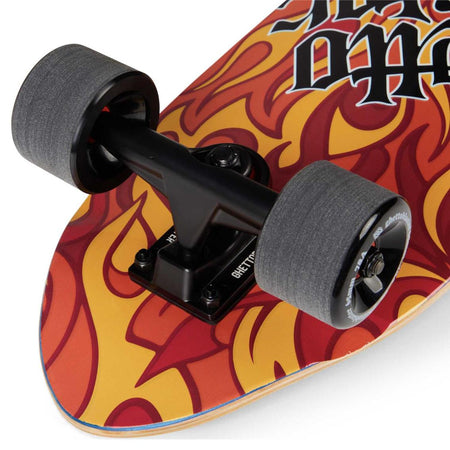 Skateboard Ghettoblaster Cruiser Flame  28.0"