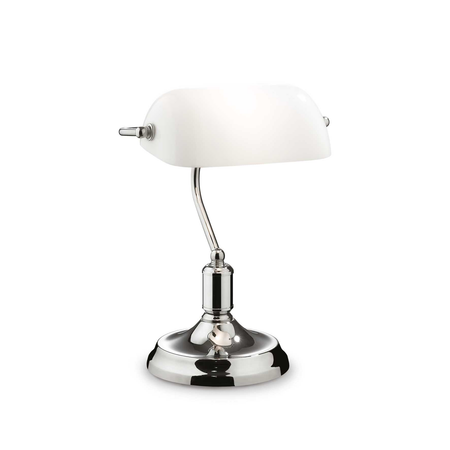 Lampada Da Tavolo Lawyer Tl1 Cromo Ideal-Lux Ideal Lux