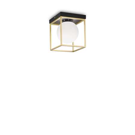 Lampada Da Soffitto Lingotto Pl1 Ottone Ideal-Lux Ideal Lux