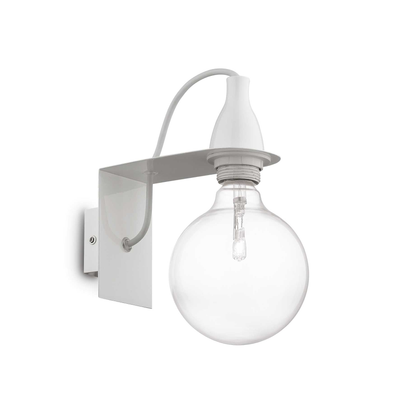 Lampada Da Parete Minimal Ap1 Bianco Ideal-Lux Ideal Lux