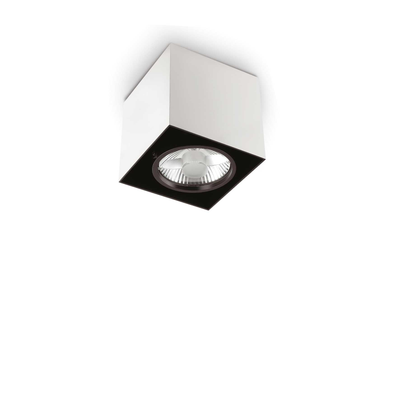Lampada Da Soffitto Mood Pl1 D09 Square Bianco Ideal-Lux Ideal Lux