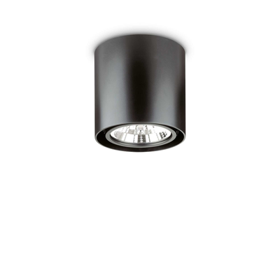 Lampada Da Soffitto Mood Pl1 D15 Round Nero Ideal-Lux Ideal Lux