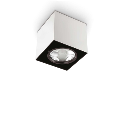 Lampada Da Soffitto Mood Pl1 D15 Square Bianco Ideal-Lux Ideal Lux