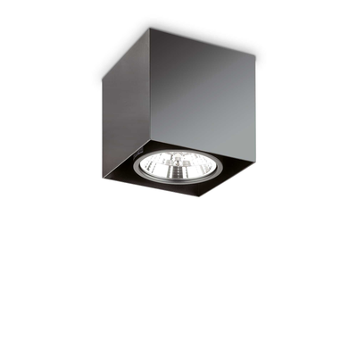Lampada Da Soffitto Mood Pl1 D15 Square Nero Ideal-Lux Ideal Lux