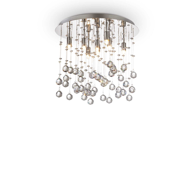 Lampada Da Soffitto Moonlight Pl8 Cromo Ideal-Lux Ideal Lux