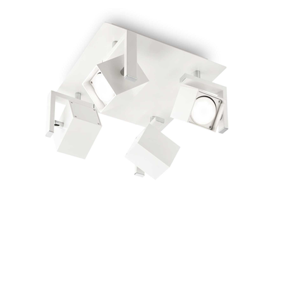 Lampada Da Soffitto Mouse Pl4 Bianco Ideal-Lux Ideal Lux