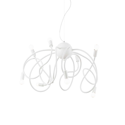 Lampada A Sospensione Multiflex Sp8 Bianco Ideal-Lux Ideal Lux