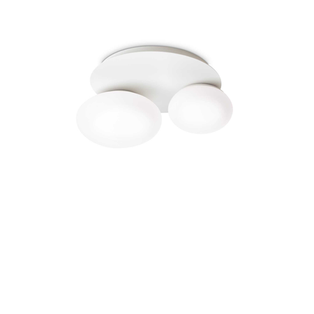 Lampada Da Soffitto Ninfea Pl2 Bianco Ideal-Lux Ideal Lux