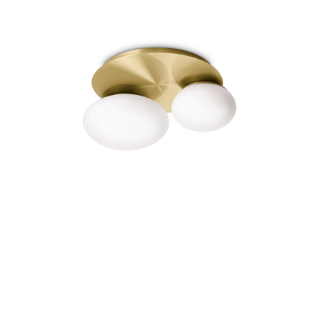 Lampada Da Soffitto Ninfea Pl2 Ottone Ideal-Lux Ideal Lux