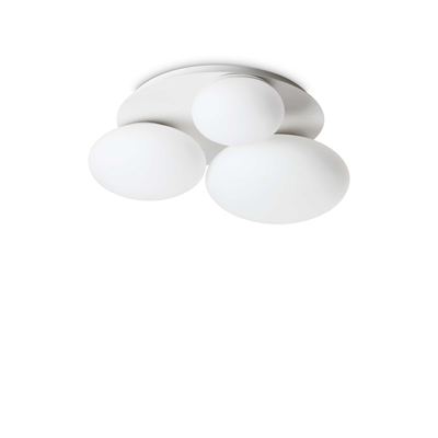 Lampada Da Soffitto Ninfea Pl3 Bianco Ideal-Lux Ideal Lux