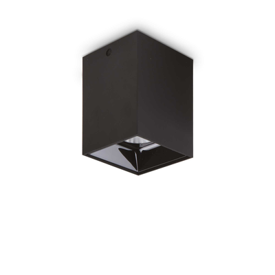 Lampada Da Soffitto Nitro Pl Square D07 Nero Ideal-Lux Ideal Lux