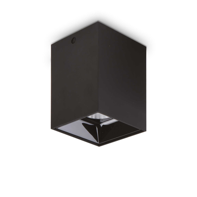 Lampada Da Soffitto Nitro Pl Square D10 Nero Ideal-Lux Ideal Lux