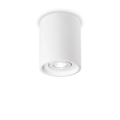 Lampada Da Soffitto Oak Pl1 Round Bianco Ideal-Lux Ideal Lux