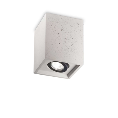 Lampada Da Soffitto Oak Pl1 Square Cemento Ideal-Lux