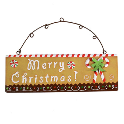 Targhetta merry christmas Gingerbread Vacchetti