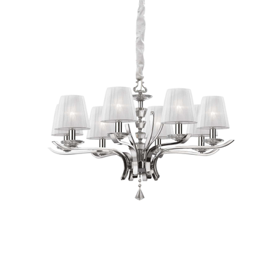 Lampada A Sospensione Pegaso Sp8 Bianco Ideal-Lux Ideal Lux