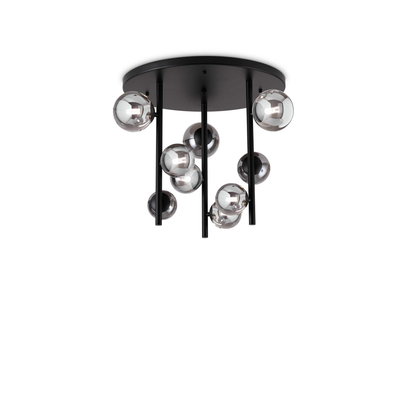 Lampada Da Soffitto Perlage Pl9 Fume' Ideal-Lux Ideal Lux