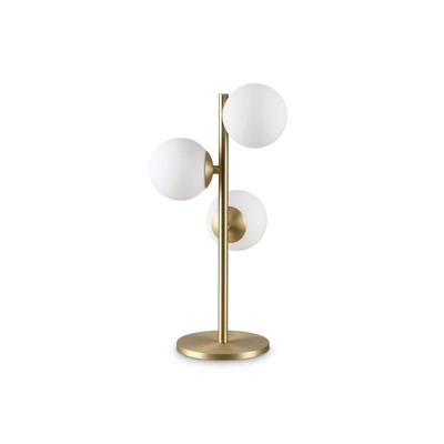Lampada Da Tavolo Perlage Tl3 Bianco Ideal-Lux Ideal Lux