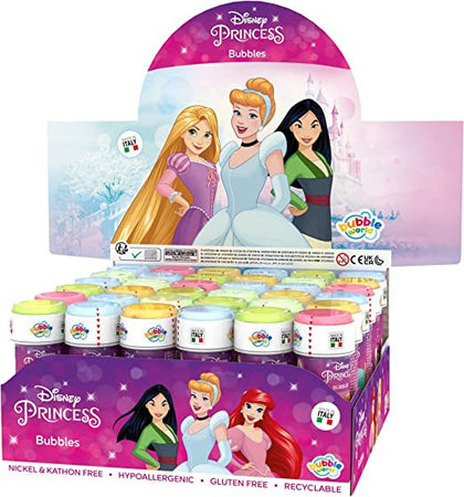 Dulcop Bolle di Sapone Disney Princess 60ml Bubble World Assortito