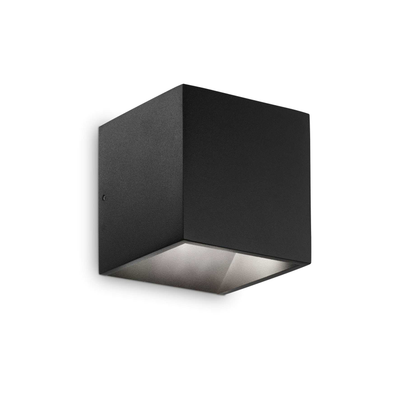 Lampada Da Parete Rubik Ap Nero 3000K Ideal-Lux Ideal Lux