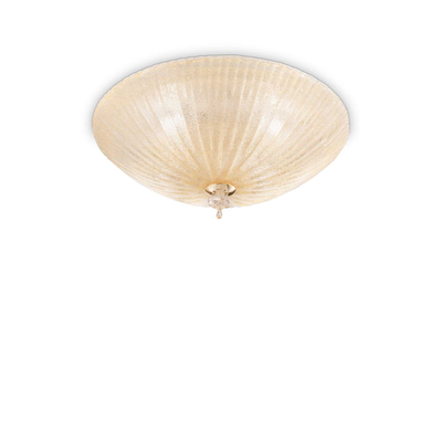 Lampada Da Soffitto Shell Pl3 Ambra Ideal-Lux Ideal Lux