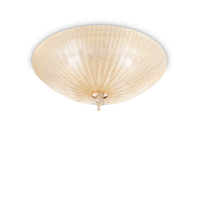 Lampada Da Soffitto Shell Pl4 Ambra Ideal-Lux Ideal Lux