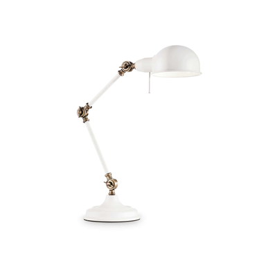 Lampada Da Tavolo Truman Tl1 Bianco Ideal-Lux Ideal Lux