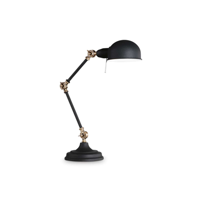 Lampada Da Tavolo Truman Tl1 Nero Ideal-Lux Ideal Lux