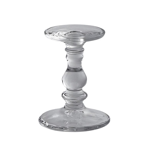 Portacandele rotondo in vetro Eos per interno da Ø11 x h15 cm Casa e cucina/Decorazioni per interni/Candele e portacandele/Candele/Candele a colonna MagiediNatale.it - Altamura, Commerciovirtuoso.it