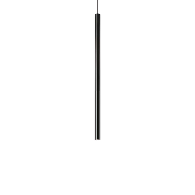 Lampada A Sospensione Ultrathin Sp D040 Round Dali/Push Nero Ideal-Lux Ideal Lux