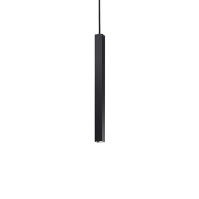 Lampada A Sospensione Ultrathin Sp D040 Square On-Off Nero Ideal-Lux Ideal Lux