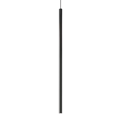 Lampada A Sospensione Ultrathin Sp D100 Round Dali/Push Nero Ideal-Lux