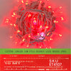 catena luminosa 100 led 10 metri filo bianco luce rosso ip65 /ET4107 Casa e cucina/Decorazioni per interni/Addobbi e decorazioni per ricorrenze/Decorazioni natalizie/Luci natalizie/Catene luminose per interni Zencoccostore - Formia, Commerciovirtuoso.it