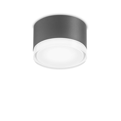 Lampada Da Soffitto Urano Pl1 Small Antracite Ideal-Lux Ideal Lux