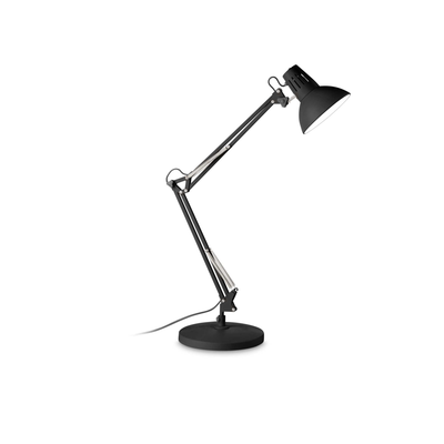 Lampada Da Tavolo Wally Tl1 Total Black Ideal-Lux Ideal Lux