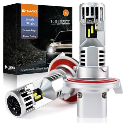 Kit Full Led Compatto H13 12V 45W 8000 Lumen Canbus All In One IP65 Dissipazione a Ventola Carall