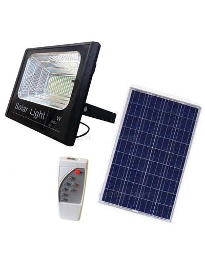 Faro led Crepuscolare con Pannello Solare Fotovoltaico ip67 da 10w a 200w
