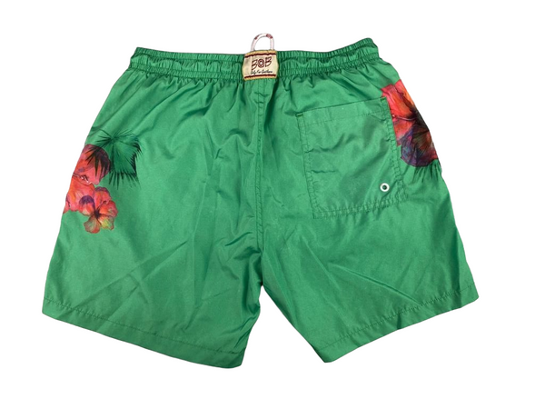 Boxer mare Uomo BoB Company - fantasia Pappagallo/fiore - colore verde Moda/Uomo/Abbigliamento/Mare e piscina/Pantaloncini e calzoncini Couture - Sestu, Commerciovirtuoso.it