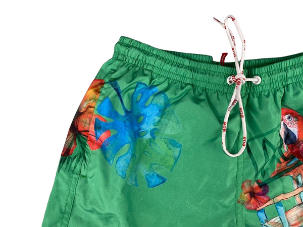 Boxer mare Uomo BoB Company - fantasia Pappagallo/fiore - colore verde Moda/Uomo/Abbigliamento/Mare e piscina/Pantaloncini e calzoncini Couture - Sestu, Commerciovirtuoso.it