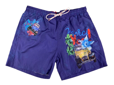Boxer mare Uomo BoB Company - fantasia Macchina - colore Blu  - taglia M Moda/Uomo/Abbigliamento/Mare e piscina/Pantaloncini e calzoncini Couture - Sestu, Commerciovirtuoso.it