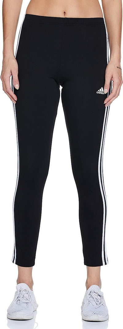Adidas Leggings Donna Essentials 3-Stripes High-Waisted Single Jersey Nero IC7151