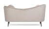 Divano in velluto Grigio chiaro 2 posti Candis con piedi neri 163 cm Casa e cucina/Arredamento/Soggiorno/Divani Decor Space - Altamura, Commerciovirtuoso.it