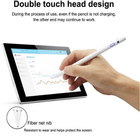 PENNA DIGITALE TOUCH SCREEN RICARICABILE COMPATIBILE PER TABLET IPAD ANDROID  IOS 