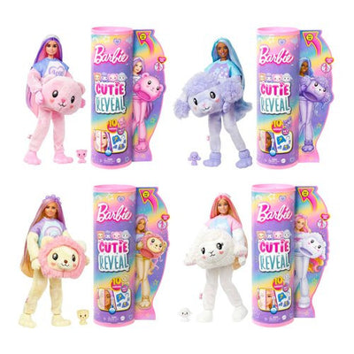 Bambola Mattel HKR02 BARBIE Cutie Reveal Pigiamini Assortito