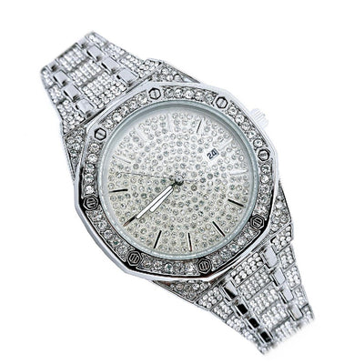 Orologio Polso Acciaio Strass Analogico Brillantini Calendario Elegante Silver Abbigliamento e Accessori > Orologi e gioielli > Orologi Uomo > Orologi Donna Trade Shop italia - Napoli, Commerciovirtuoso.it