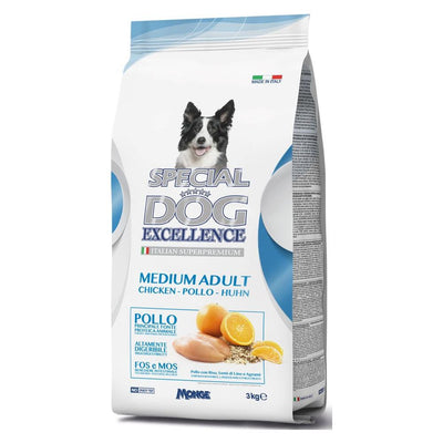 MONGE Crocchette cane SPECIAL DOG EXCELLENCE pollo Sacchetto 3 kg